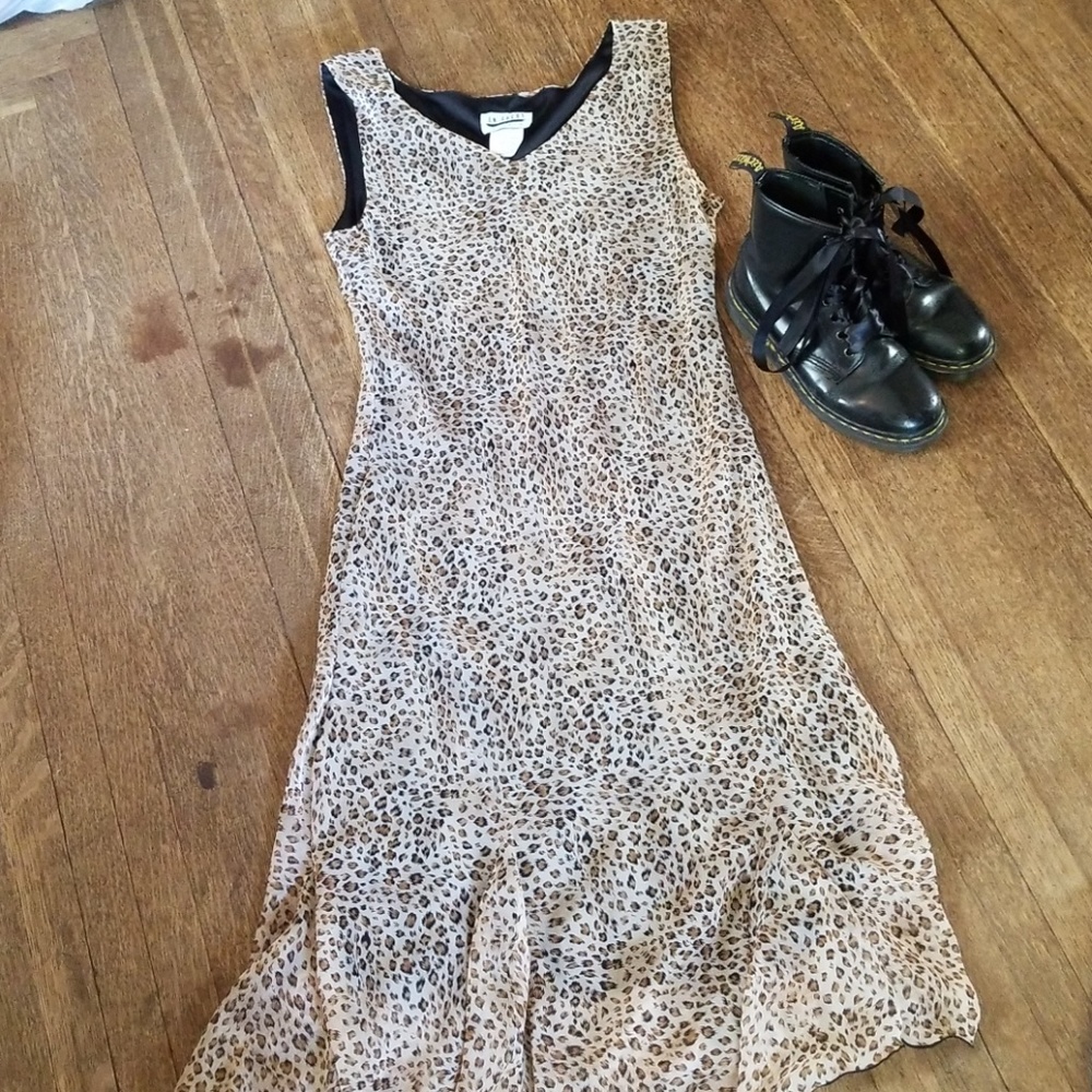 《VINTAGE》leopard dress